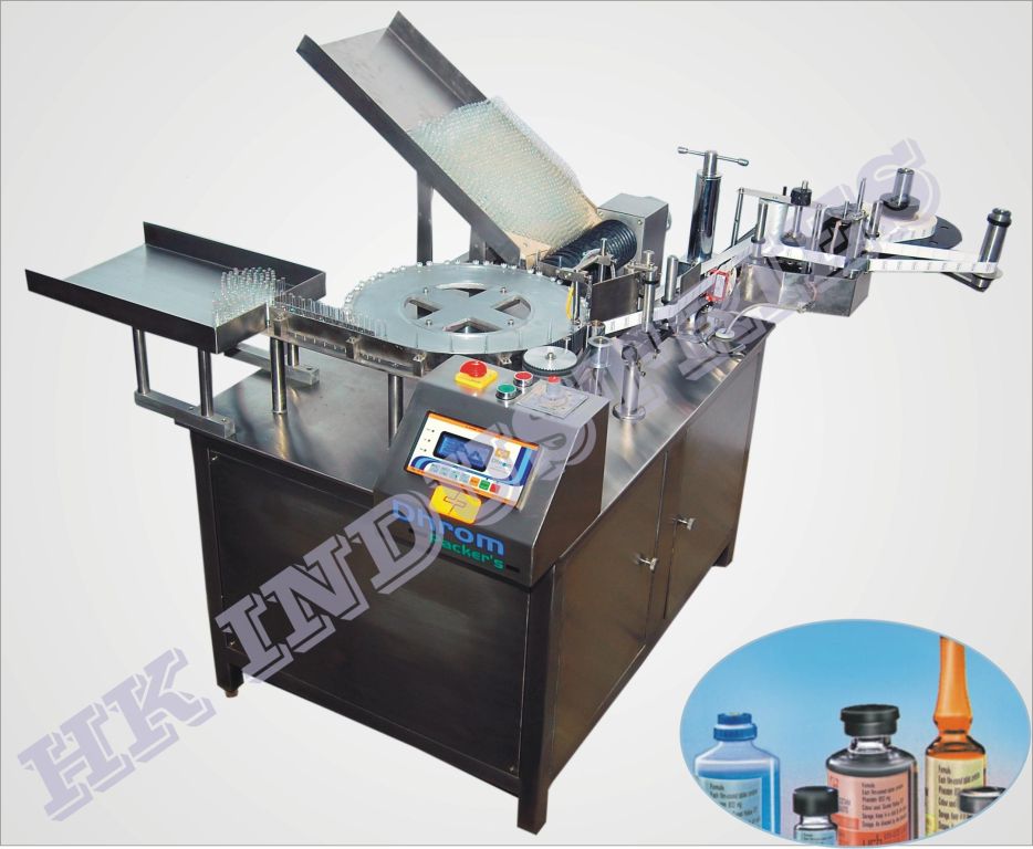 Ampoule Rotary Sticker Labelling Machine